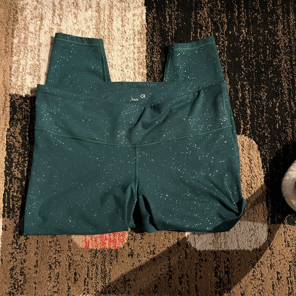 Green Sparkle Leggings